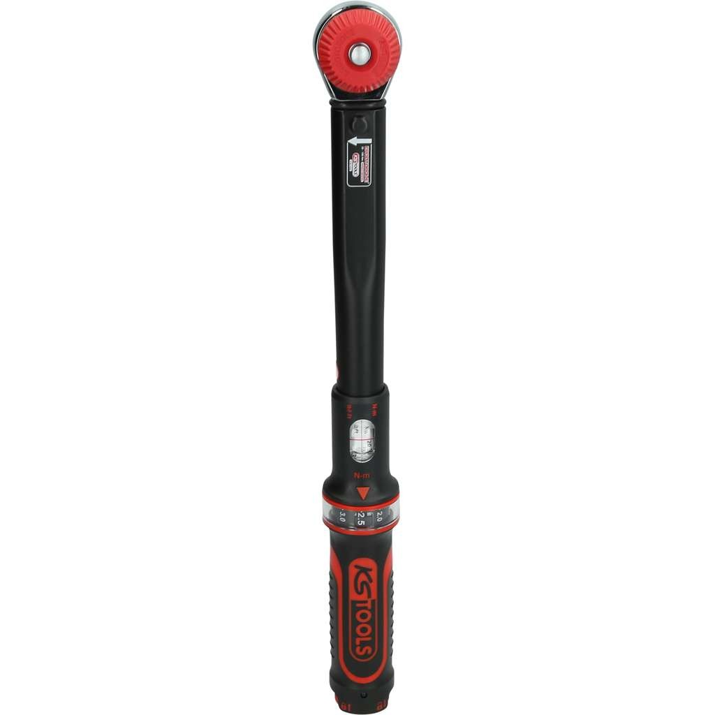 1/2" ERGOTORQUE® precision torque wrench with rotary mushroom ratchet head, 20-100Nm 516.1432